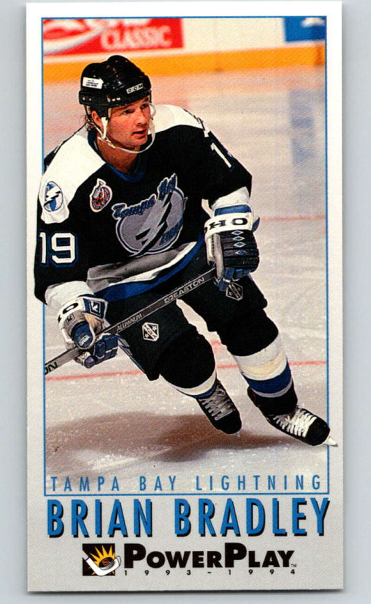 1993-94 PowerPlay #228 Brian Bradley  Tampa Bay Lightning  V77860 Image 1