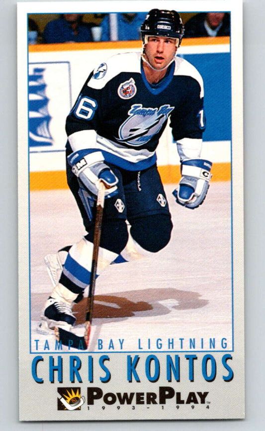 1993-94 PowerPlay #233 Chris Kontos  Tampa Bay Lightning  V77868 Image 1