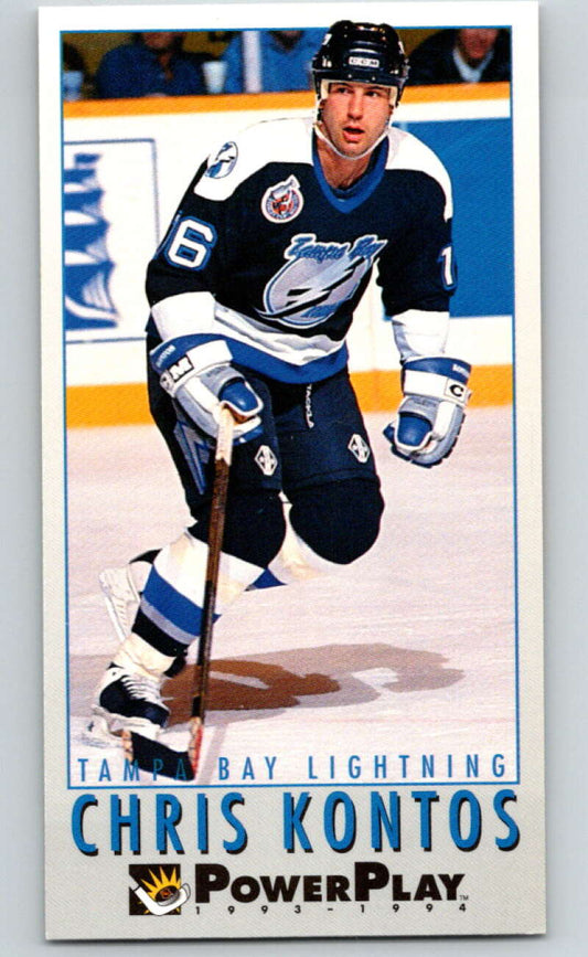 1993-94 PowerPlay #233 Chris Kontos  Tampa Bay Lightning  V77869 Image 1