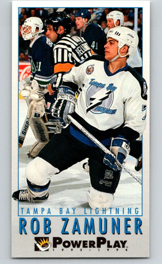 1993-94 PowerPlay #236 Rob Zamuner  Tampa Bay Lightning  V77877 Image 1