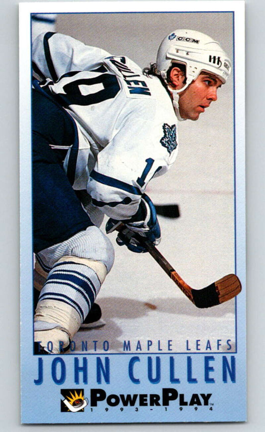1993-94 PowerPlay #242 John Cullen  Toronto Maple Leafs  V77885 Image 1