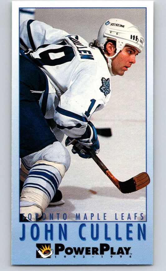 1993-94 PowerPlay #242 John Cullen  Toronto Maple Leafs  V77886 Image 1