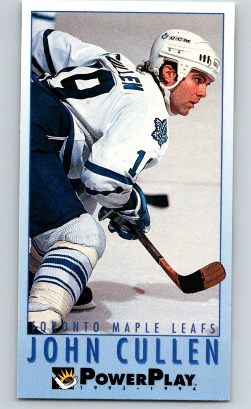 1993-94 PowerPlay #242 John Cullen  Toronto Maple Leafs  V77887 Image 1