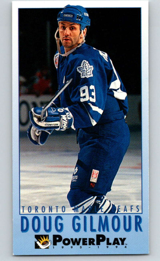 1993-94 PowerPlay #244 Doug Gilmour  Toronto Maple Leafs  V77890 Image 1
