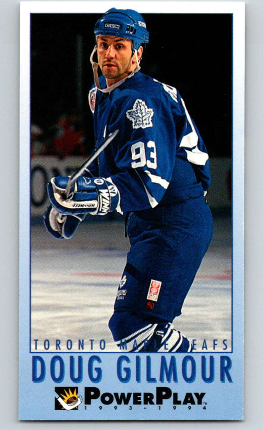 1993-94 PowerPlay #244 Doug Gilmour  Toronto Maple Leafs  V77891 Image 1