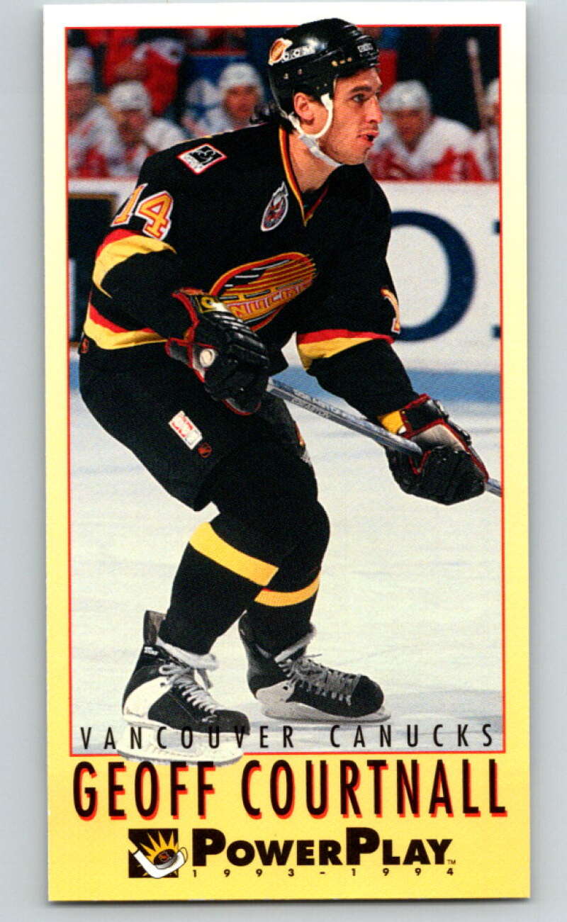 1993-94 PowerPlay #249 Geoff Courtnall  Vancouver Canucks  V77902 Image 1