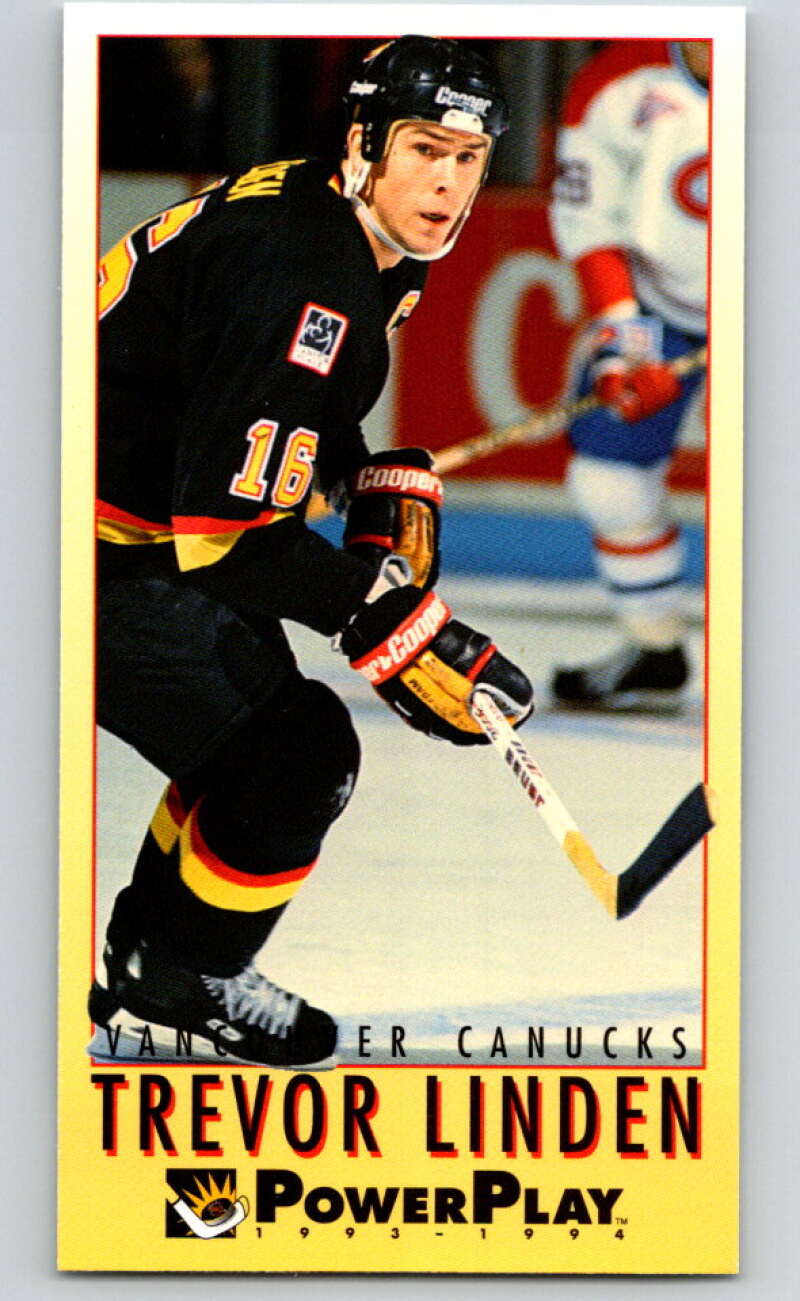 1993-94 PowerPlay #251 Trevor Linden  Vancouver Canucks  V77908 Image 1