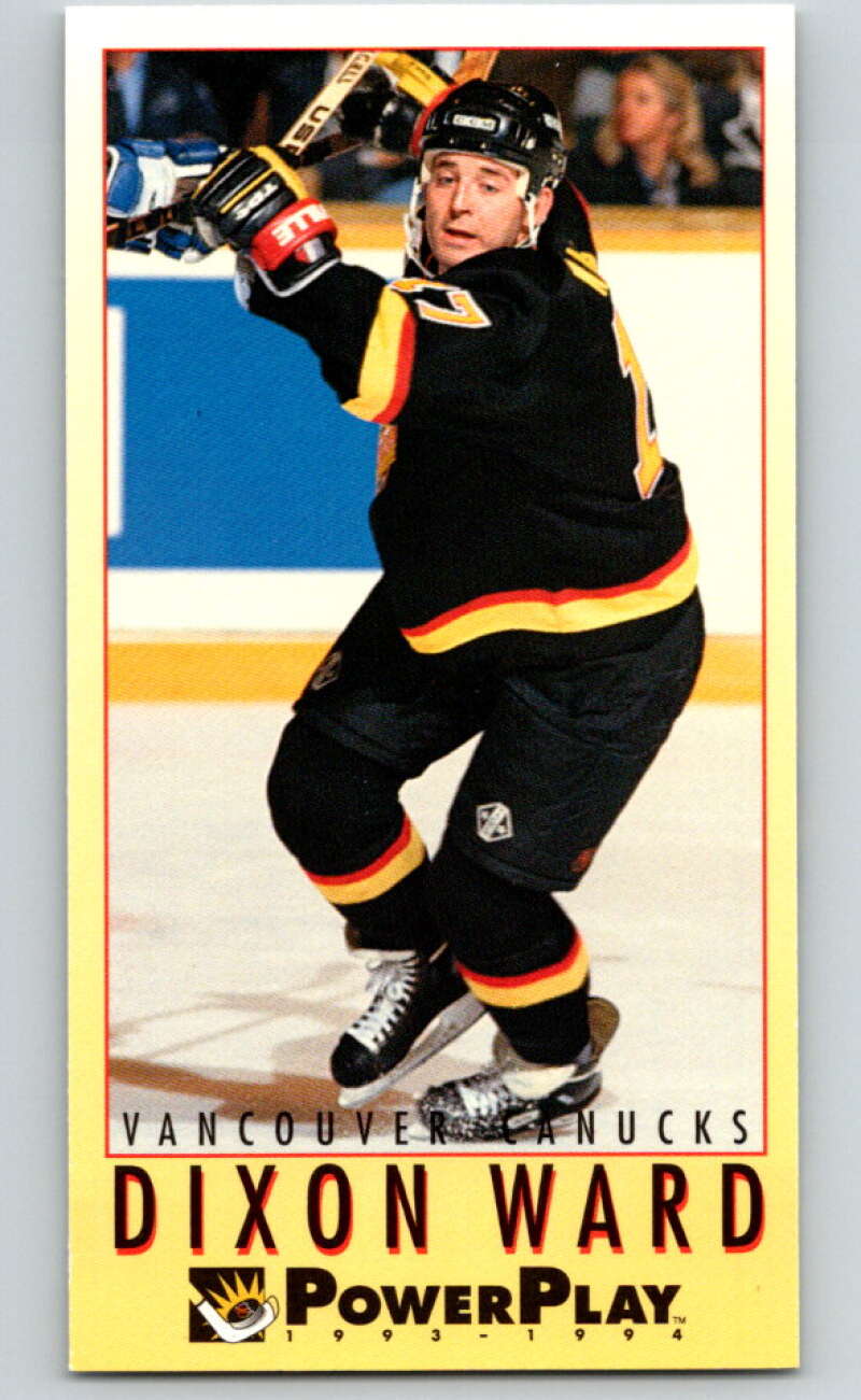 1993-94 PowerPlay #257 Dixon Ward  Vancouver Canucks  V77921 Image 1