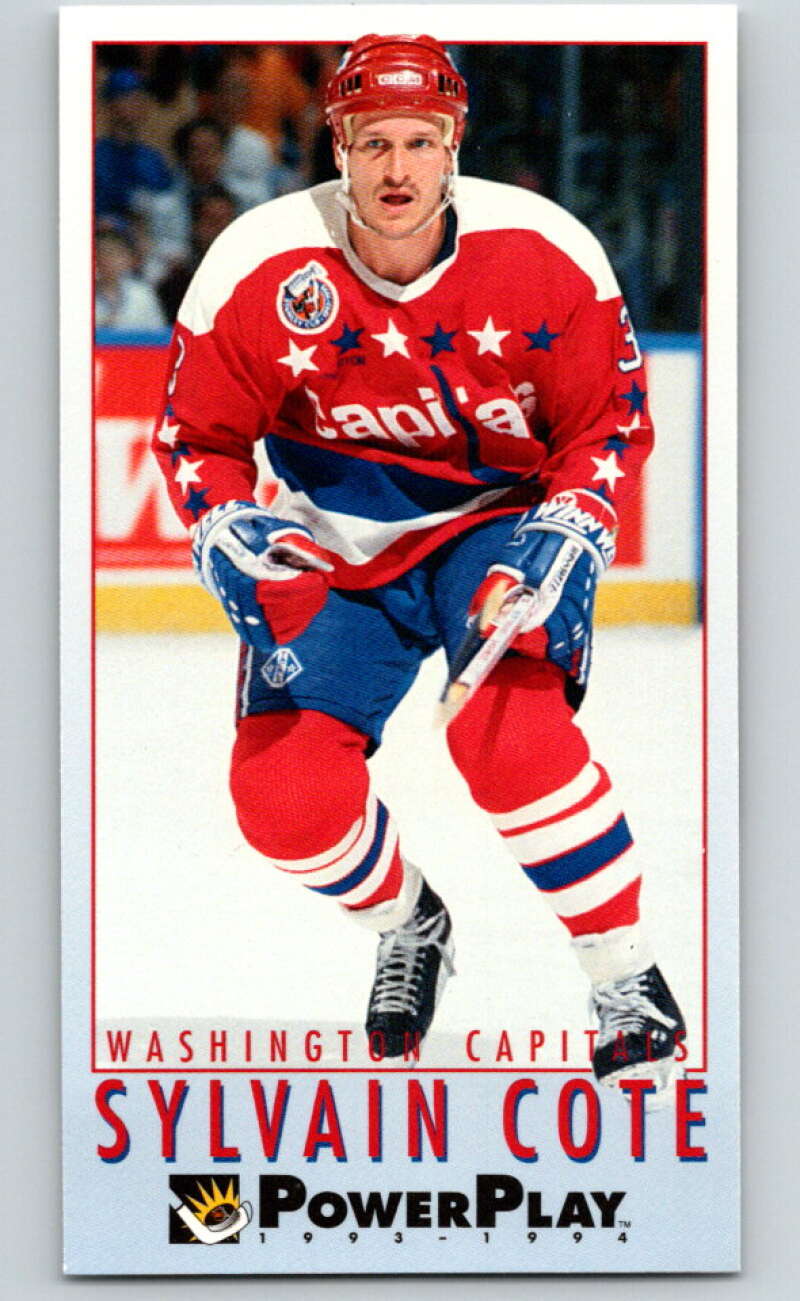 1993-94 PowerPlay #259 Sylvain Cote  Washington Capitals  V77927 Image 1