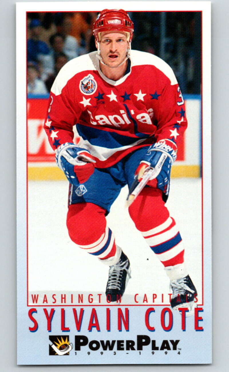 1993-94 PowerPlay #259 Sylvain Cote  Washington Capitals  V77928 Image 1