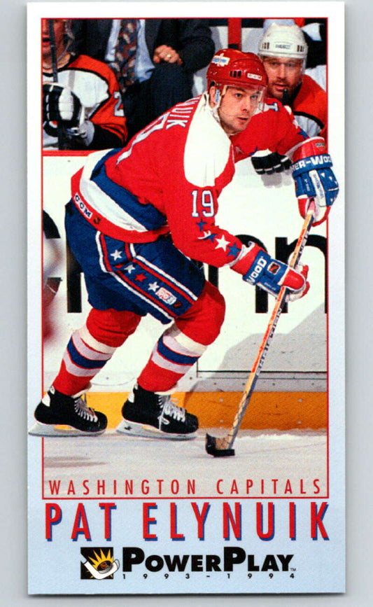 1993-94 PowerPlay #260 Pat Elynuik  Washington Capitals  V77929 Image 1