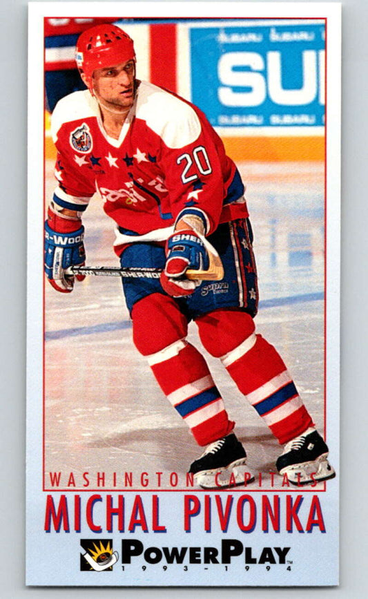 1993-94 PowerPlay #265 Michal Pivonka  Washington Capitals  V77939 Image 1