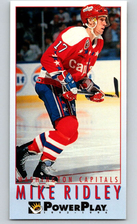 1993-94 PowerPlay #266 Mike Ridley  Washington Capitals  V77943 Image 1