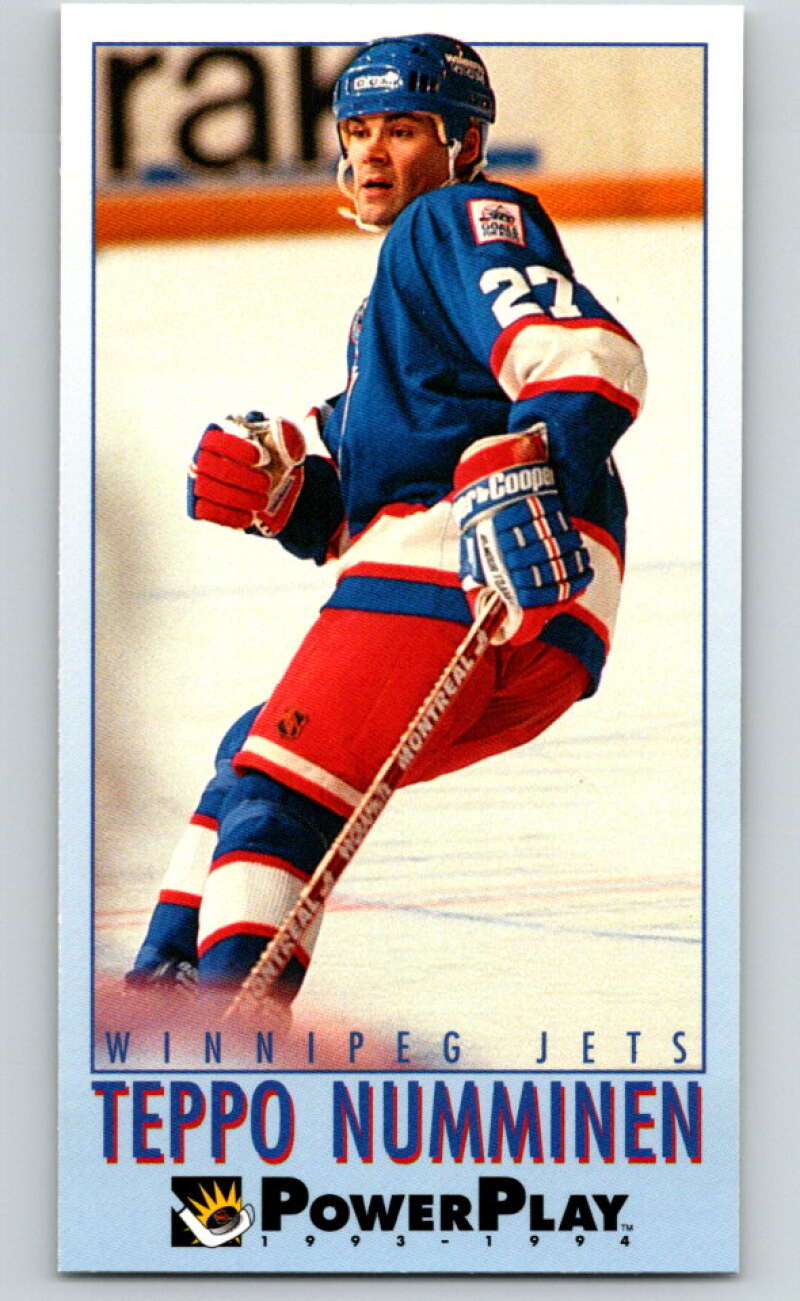 1993-94 PowerPlay #272 Teppo Numminen  Winnipeg Jets  V77953 Image 1