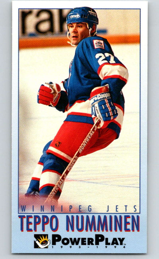 1993-94 PowerPlay #272 Teppo Numminen  Winnipeg Jets  V77953 Image 1