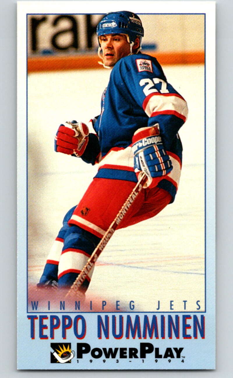1993-94 PowerPlay #272 Teppo Numminen  Winnipeg Jets  V77955 Image 1