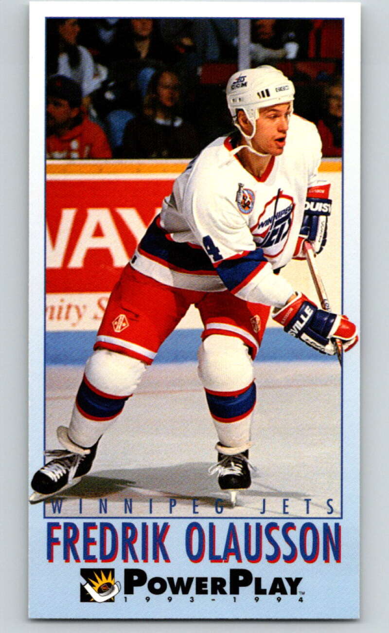 1993-94 PowerPlay #273 Fredrik Olausson  Winnipeg Jets  V77956 Image 1