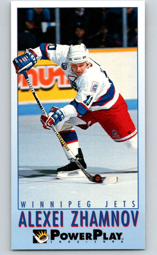 1993-94 PowerPlay #278 Alexei Zhamnov  Winnipeg Jets  V77966 Image 1