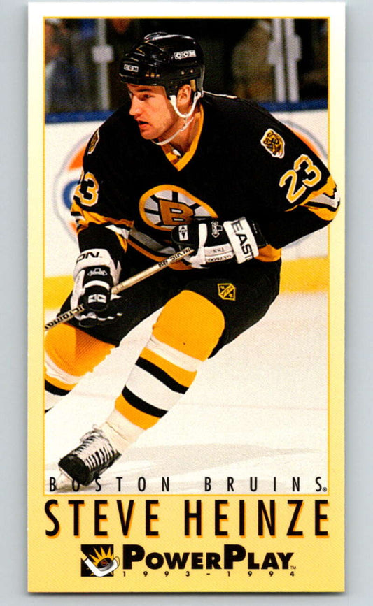 1993-94 PowerPlay #289 Steve Heinze  Boston Bruins  V77979 Image 1