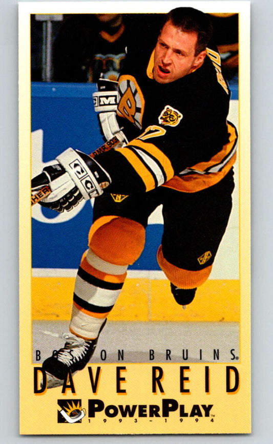 1993-94 PowerPlay #290 David Reid  Boston Bruins  V77982 Image 1