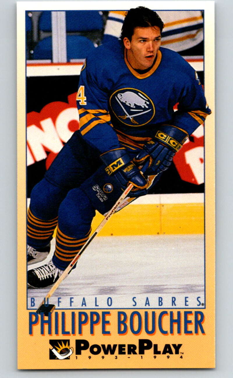 1993-94 PowerPlay #296 Philippe Boucher  Buffalo Sabres  V77992 Image 1