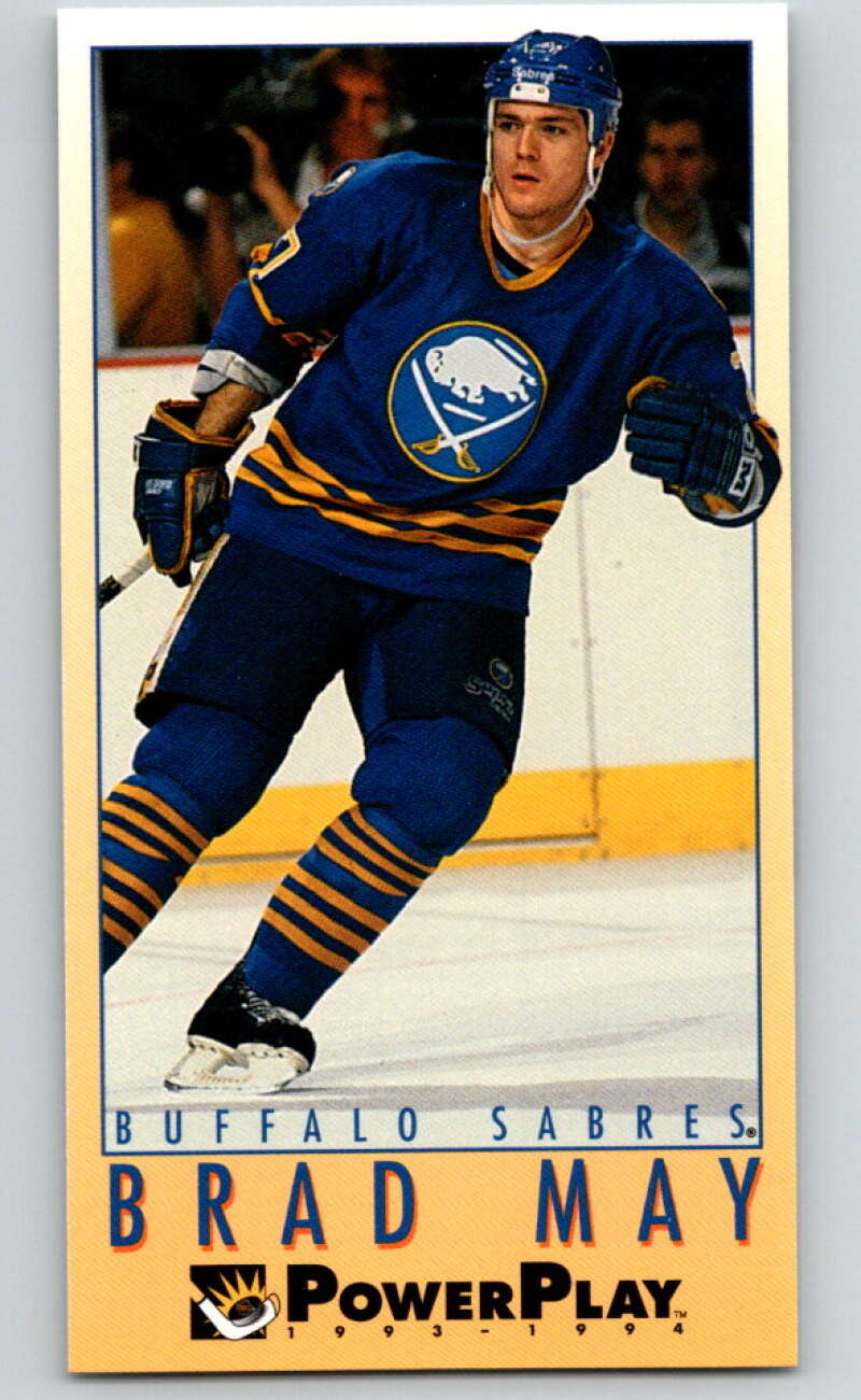 1993-94 PowerPlay #298 Brad May  Buffalo Sabres  V77994 Image 1