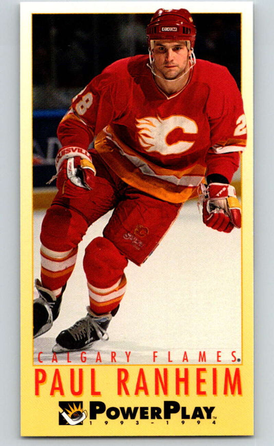 1993-94 PowerPlay #309 Paul Ranheim  Calgary Flames  V78001 Image 1