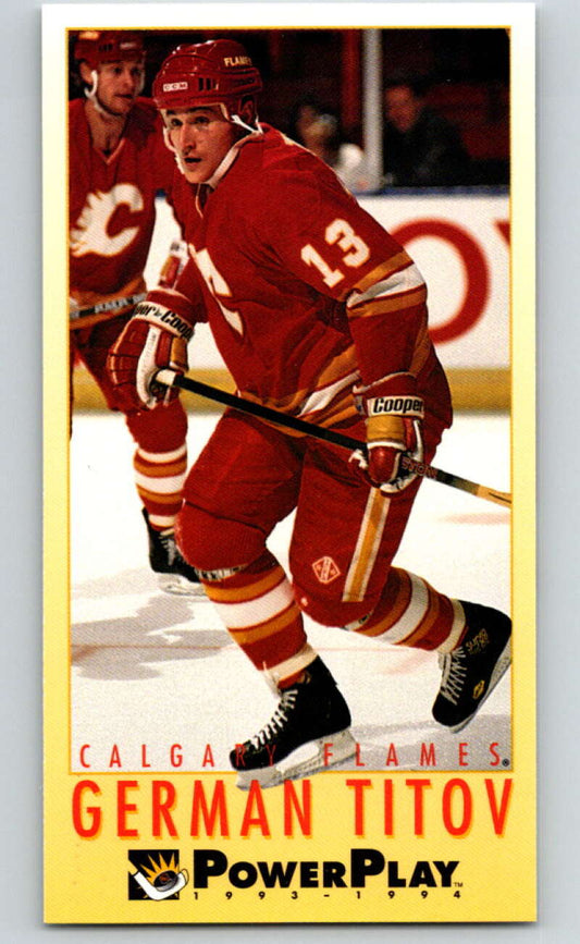 1993-94 PowerPlay #310 German Titov  RC Rookie Calgary Flames  V78003 Image 1
