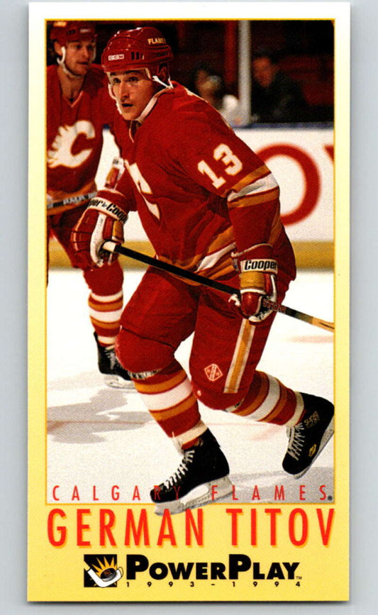1993-94 PowerPlay #310 German Titov  RC Rookie Calgary Flames  V78004 Image 1