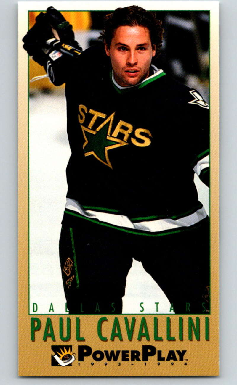 1993-94 PowerPlay #321 Paul Cavallini  Dallas Stars  V78017 Image 1