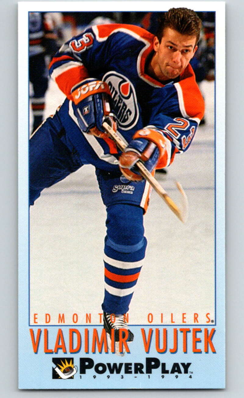 1993-94 PowerPlay #343 Vladimir Vujtek  Edmonton Oilers  V78040 Image 1