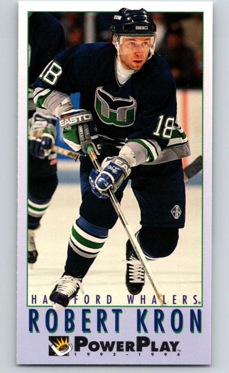 1993-94 PowerPlay #351 Robert Kron  Hartford Whalers  V78049 Image 1