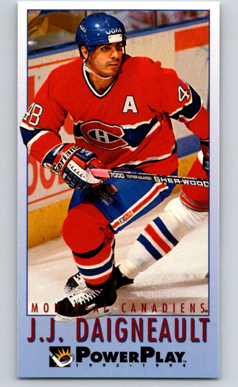 1993-94 PowerPlay #367 J.J. Daigneault  Montreal Canadiens  V78063 Image 1