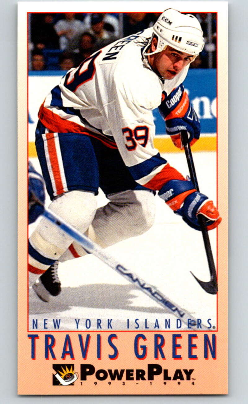 1993-94 PowerPlay #383 Travis Green  New York Islanders  V78079 Image 1