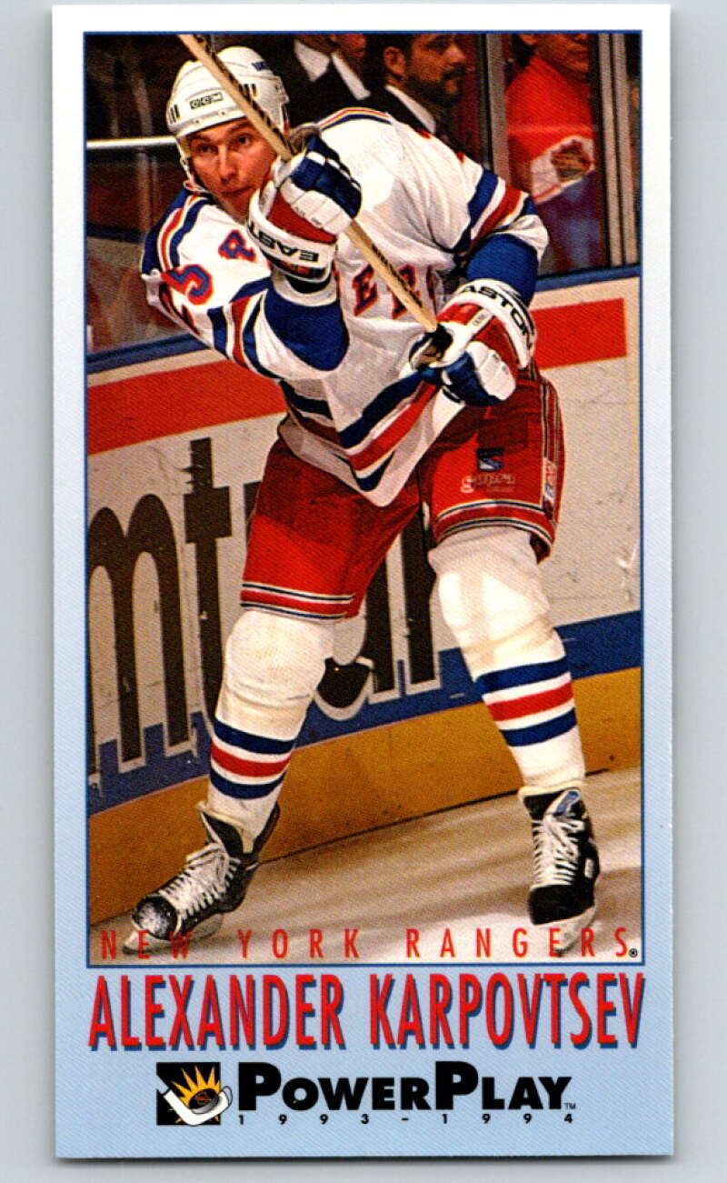 1993-94 PowerPlay #391 Alexander Karpovtsev  New York Rangers  V78088 Image 1