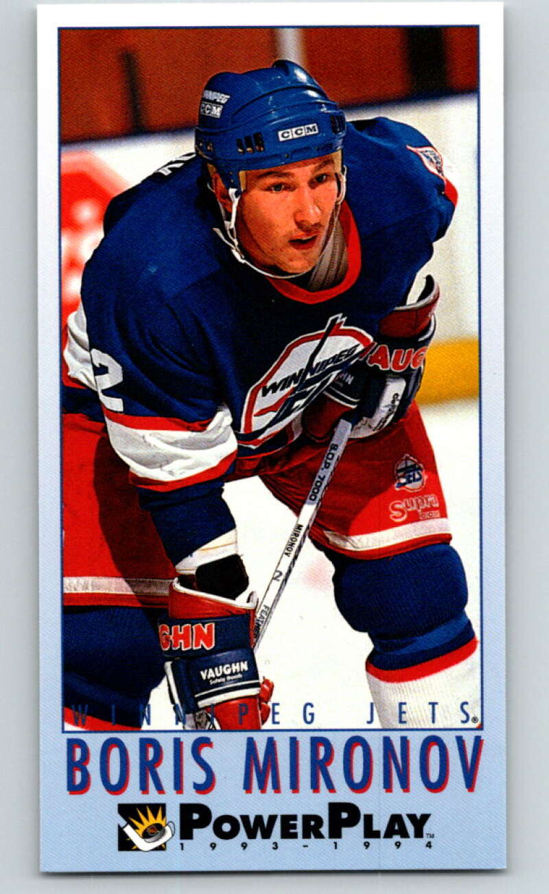 1993-94 PowerPlay #474 Boris Mironov  Winnipeg Jets  V78171 Image 1