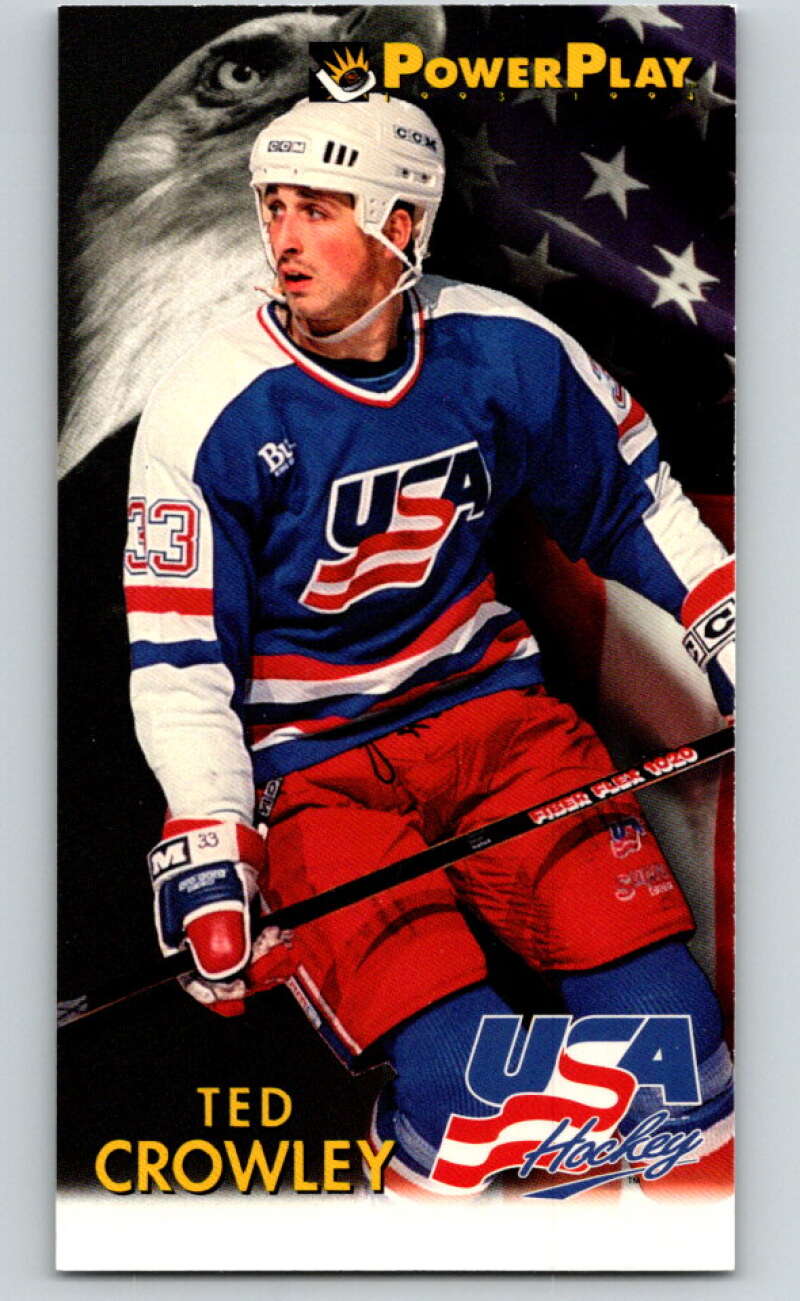 1993-94 PowerPlay #500 Ted Crowley  RC Rookie  V78195 Image 1