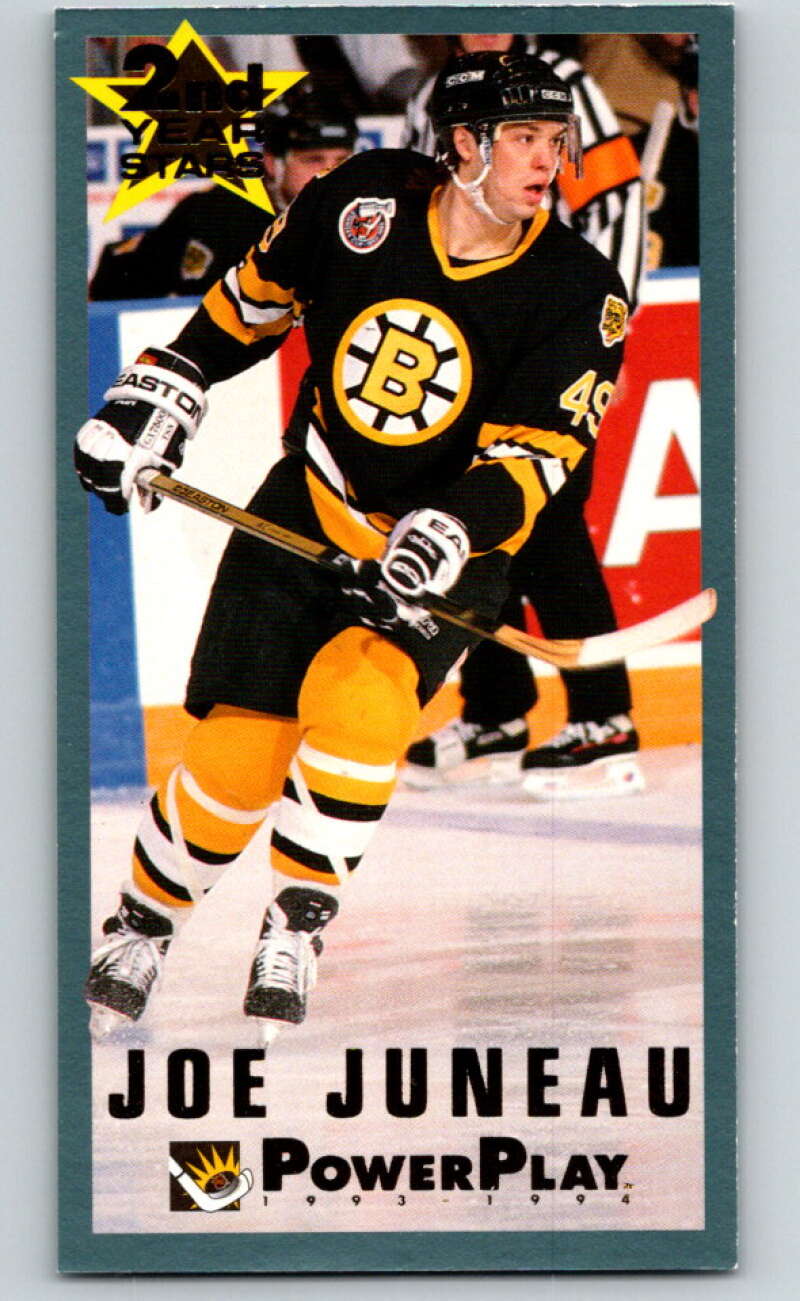 1993-94 PowerPlay 2nd Year Stars #2 Joe Juneau   V78218 Image 1