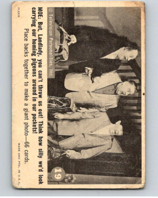 1966 The Three Stooges #19 But, Landlady, You Can't  V78312 Image 1