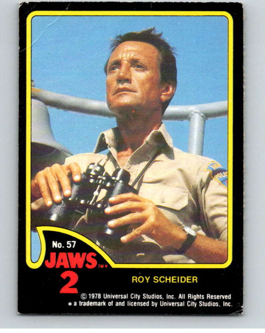 1978 Jaws 2 #57 Roy Scheider V78450 Image 1