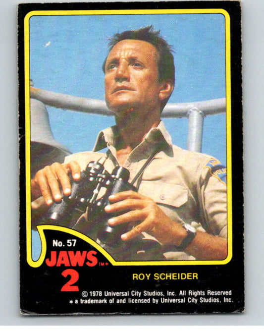 1978 Jaws 2 #57 Roy Scheider V78452 Image 1