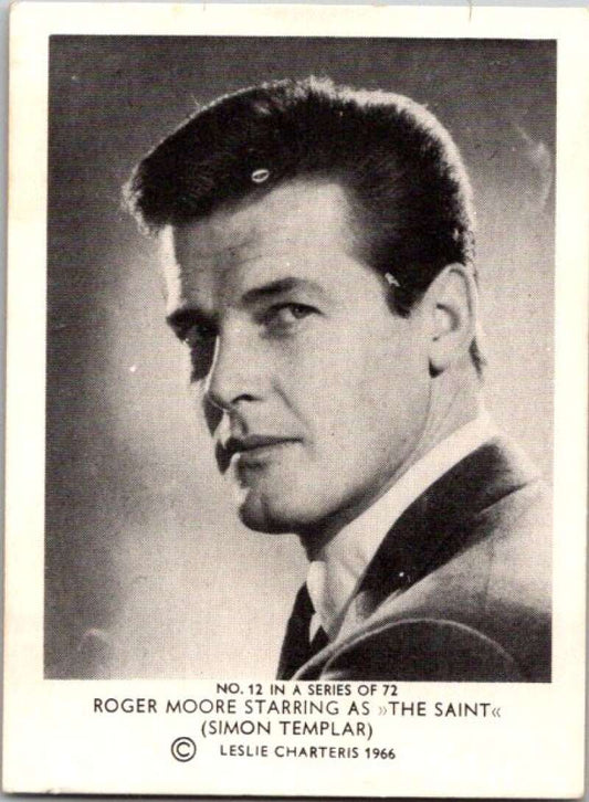 1966 The Saint Somportex #12 Roger Moore As Saint  V78734 Image 1
