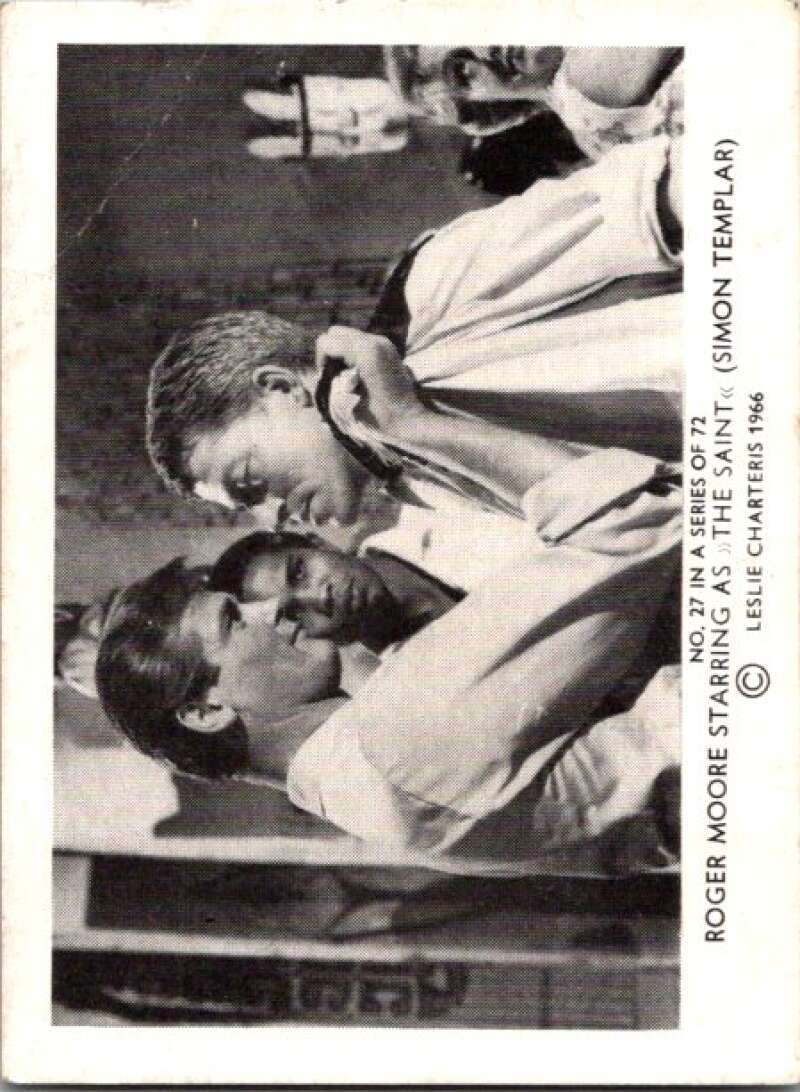 1966 The Saint Somportex #27 Roger Moore As Saint  V78735 Image 1