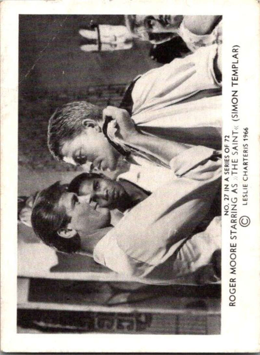 1966 The Saint Somportex #27 Roger Moore As Saint  V78735 Image 1