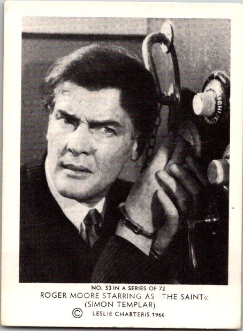 1966 The Saint Somportex #53 Roger Moore As Saint  V78739 Image 1