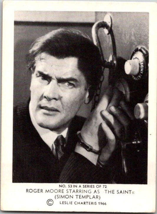 1966 The Saint Somportex #53 Roger Moore As Saint  V78739 Image 1