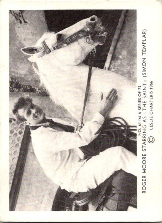 1966 The Saint Somportex #61 Roger Moore As Saint  V78740 Image 1