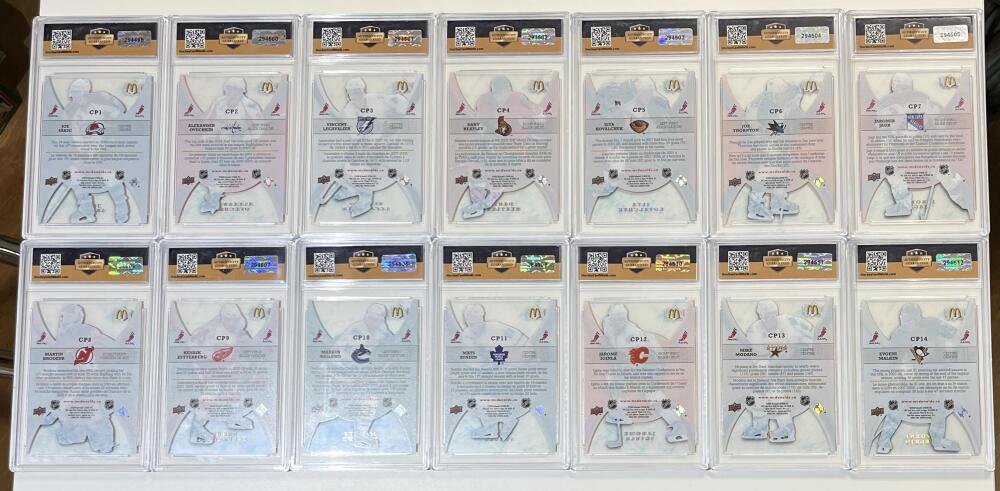 2008-09 Upper Deck McDonald's Clear Path to Greatness Complete Encased Set 1-14 Image 3