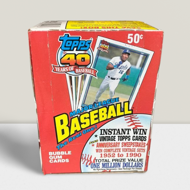 1991 Topps Baseball Hobby Wax Box - 36 Packs Per Box Image 1