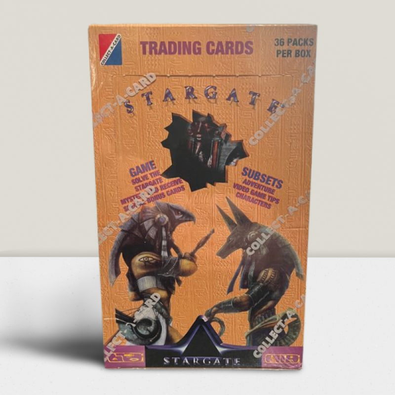 1994 Stargate Collect-A-Card Trading Cards Hobby Sealed Box - 36 Packs Box Image 1